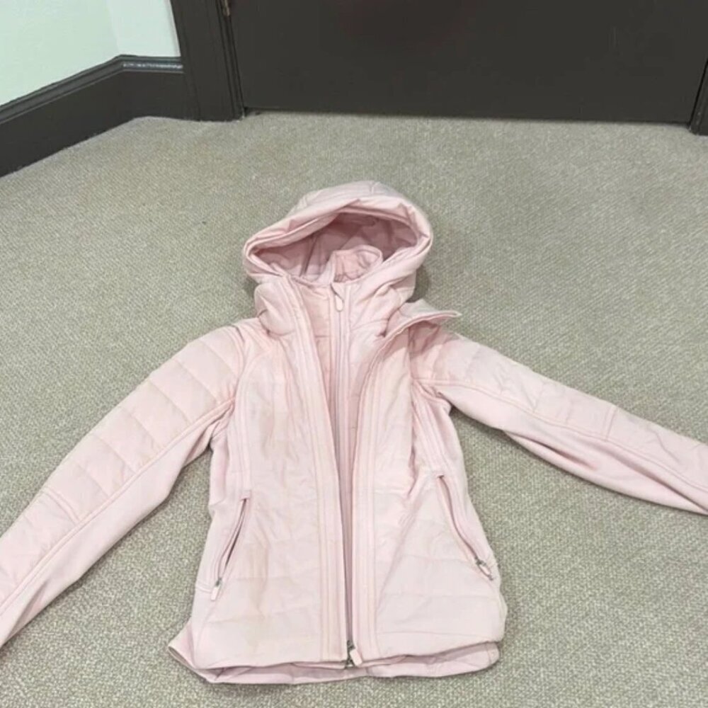 Lululemon Pink Jacket Size 0 FADING - FLAWS